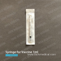 Disposable Syringes For Vaccines 1ml